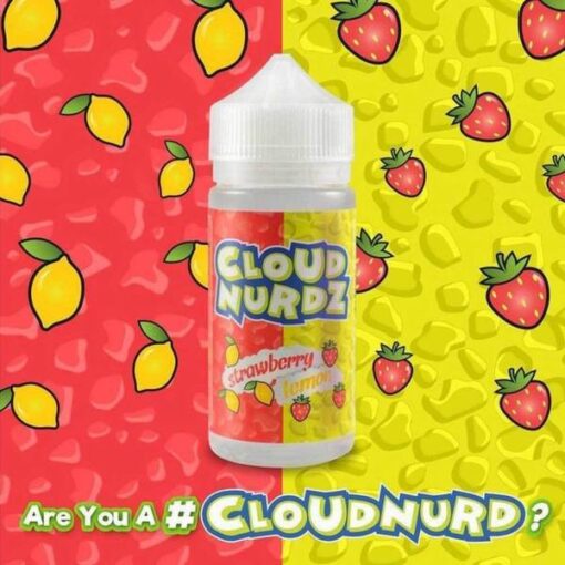 CLOUD NURDZ STRAWBERRY LEMON ICE SALT NIC. E-LIQUID - Image 3