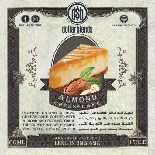 DOLLAR BLENDS ALMOND CHEESECAKE E-LIQUID