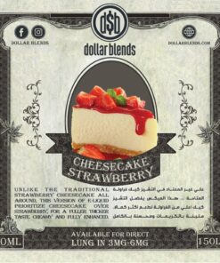 DOLLAR BLENDS CHEESECAKE STRAWBERRY E-LIQUID