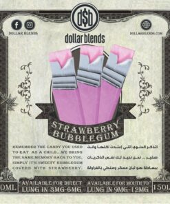 DOLLAR BLENDS Strawberry Bubblegum E-LIQUID