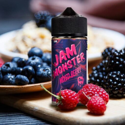 JAM MONSTER MIXED BERRY E-LIQUID in Egypt - چام مونستر مكس بيري بريميوم فيب ليكويد