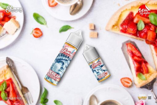 YUMMY AMERICAN CHEESECAKE 30MG 30ML SALT NIC. E-LIQUID - يامي بريميوم ليكويد سولت نيكوتين