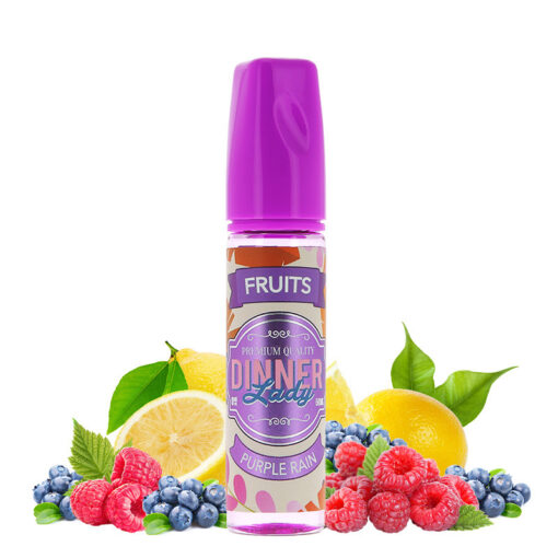 DINNER LADY FRUITS PURPLE RAIN E-LIQUID - دينر ليدي بريميم فيب ليكويد - Image 2