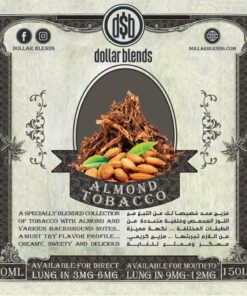 DOLLAR BLENDS ALMOND TOBACCO MTL E-LIQUID