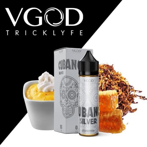 VGOD CUBANO SILVER E-LIQUID - ڤي جود بريميم فيب ليكويد