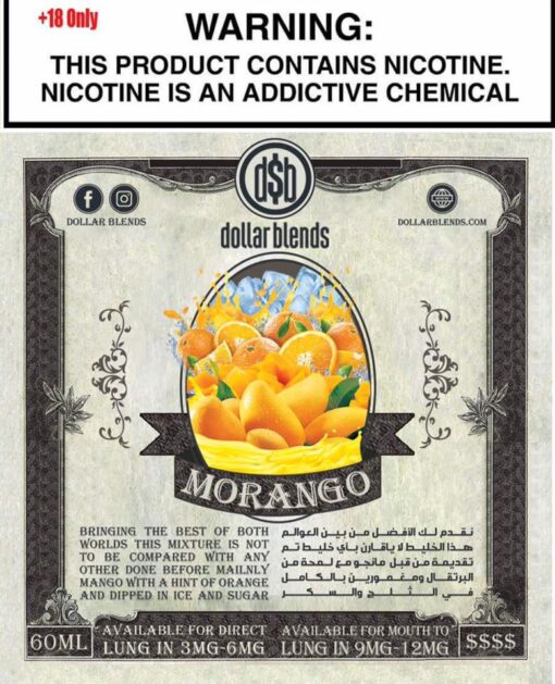 DOLLAR BLENDS MORANGO MTL E-LIQUID