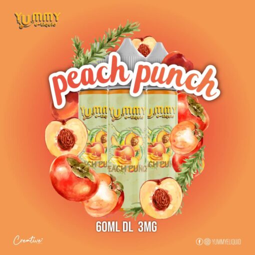 YUMMY PEACH PUNCH E-LIQUID - Image 2