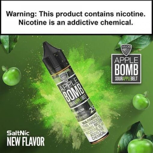 VGOD APPLE BOMB SOUR APPLE SALT NICOTINE E-LIQUID