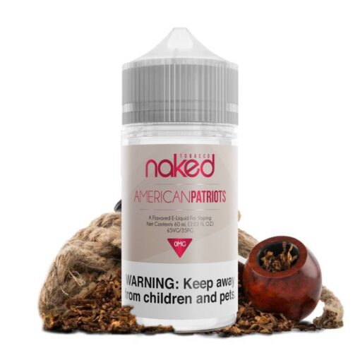 NAKED 100 AMERICAN PATRIOTS TOBACCO E-LIQUID