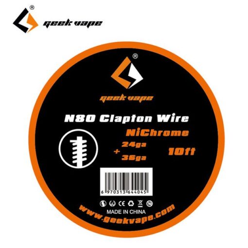 GEEK VAPE N80 CLAPTON 24GA+36GA 10FT SPOOL