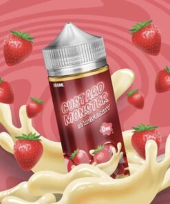 CUSTARD MONSTER STRAWBERRY E-LIQUID NOW IN EGYPT - كاسترد مونستر فراوله بريميوم فيب ليكويد