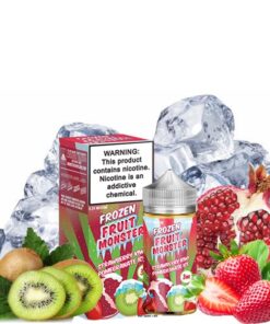 FROZEN-FRUIT-MONSTER STRAWBERRY KIWI POMEGRANATE E-LIQUID IN EGYPT - فروزن فروت مونستر بريميوم فيب ليكويد