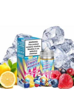 Frozen Fruit Monster Ice Blueberry Raspberry Lemon e-liquid