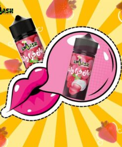 SPLASH STRAWBERRY TRIDENT E-LIQUID – سبلاش لبان فراوله فيب بريميوم ليكويد