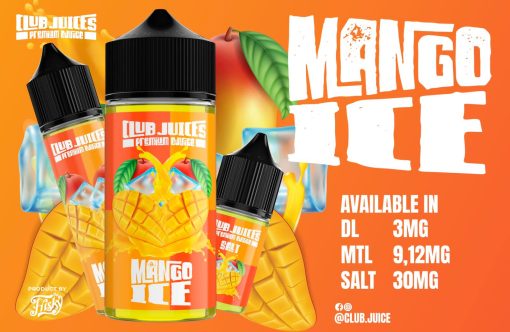 CLUB JUICE MANGO ICE 3MG 60ML E-LIQUID