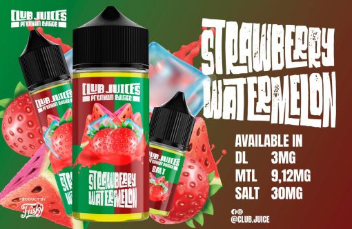 CLUB JUICE STRAWBERRY WATERMELON MTL