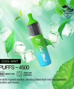 Tugboat Evo Cool Mint 4500 Puffs 50 MG Disposable Pod in Egypt