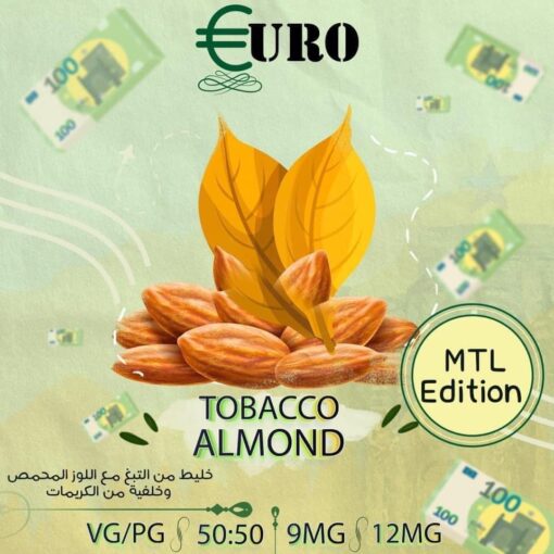 EURO TOBACCO ALMOND MTL E-LIQUID
