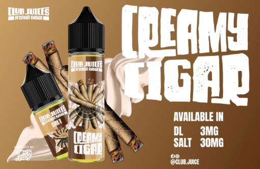 CLUB JUICE CREAMY CIGAR MTL E-LIQUID