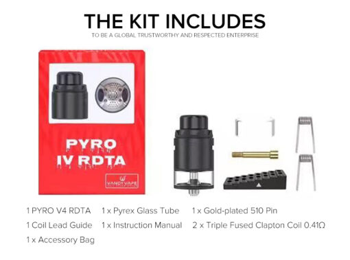 VANDY VAPE PYRO IV V4 25.5MM RDTA