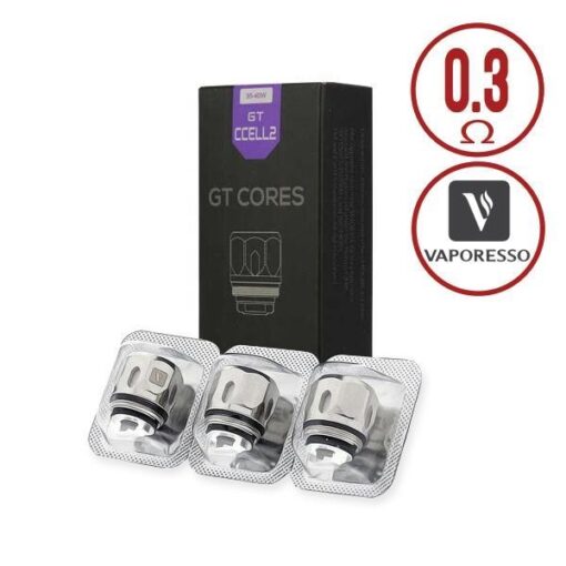 Vaporesso GT ((CCell 2)) SS316L 0.3 OHM Coil