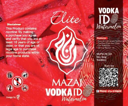 MAZAJ VODKA I'D WATERMELON LIQUID