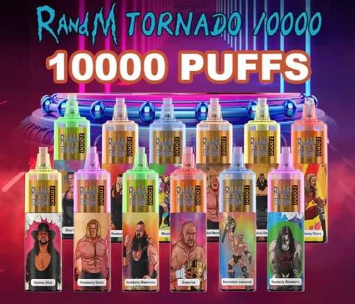 RANDM TORNADO 10000 PUFFS 50MG DISPOSABLE POD - راندم تورنادو ١٠٠٠٠ سحبه