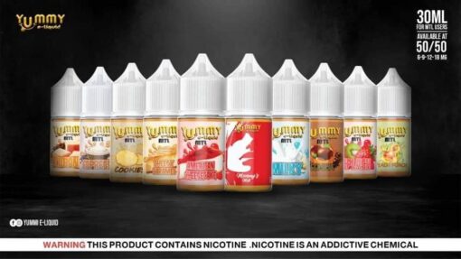 YUMMY MTL BUNDLE OFFER E-LIQUID 30ML 3 BOTTLES - باقه خصم يامي ليكويد
