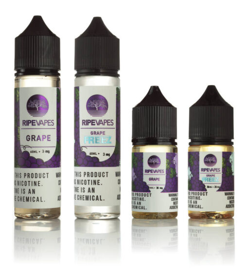 GRAPE FREEZE DL AND MTL BY RIPE VAPES E-LIQUID in Egypt