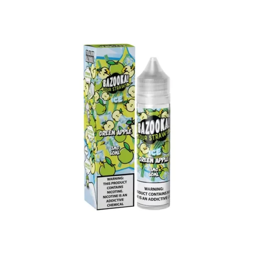 Bazooka Mtl Ice Green Apple E-liquid in Egypt - بازوكا بريميم ام تي ال فيب ليكويد