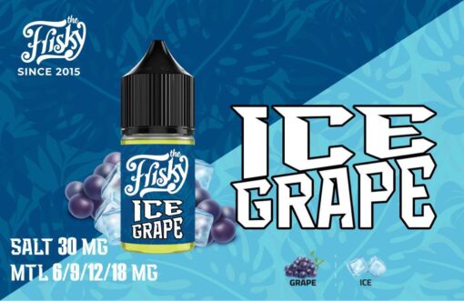 FRISKY ICE GRAPE 30MG 30ML SALT NIC. E-LIQUID