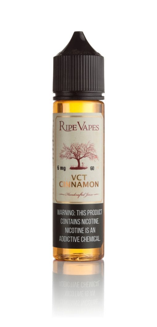 RIPE VAPES VCT-CINNAMON E-LIQUID DL and MTL - رايب فيبس بريميم فيب ليكويد في تي سي