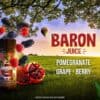 BARON ICE POMEGRANATE GRAPE BERRY 3MG 100ML E-LIQUID - بارون بريميوم فيب ليكويد