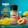 BARON ICE WATERMELON MANGO PEACH 3MG 100ML E-LIQUID - بارون بريميوم فيب ليكويد