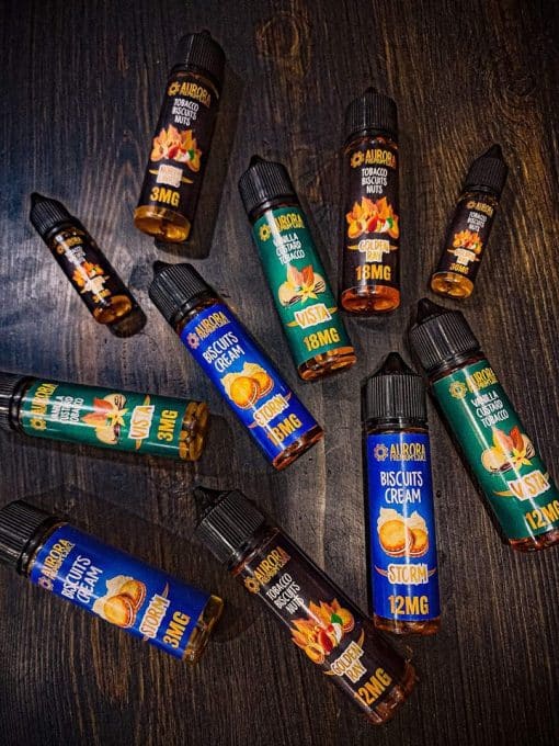 AURORA MTL BUNDLE OFFER 3 E-LIQUID BOTTLES 60ML - باقه خصم فيب ام تي ال ليكويد اورورا