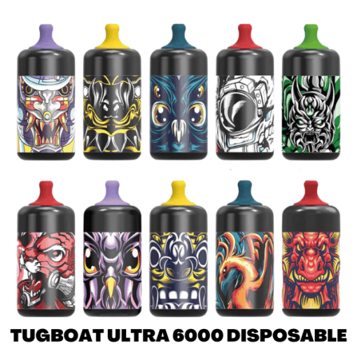 Discount Bundle Tugboat Ultra Recharge 6000 Puff Disposable 3 Pods 50mg - باقه خصم تاج بوت الترا ٦٠٠٠ نفس