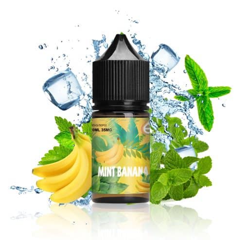 ESSENTIAL MINT BANANA SALT NIC. E-LIQUID BY ASMODUS - اسنشيال بريميوم ليكويد سولت نيكوتين