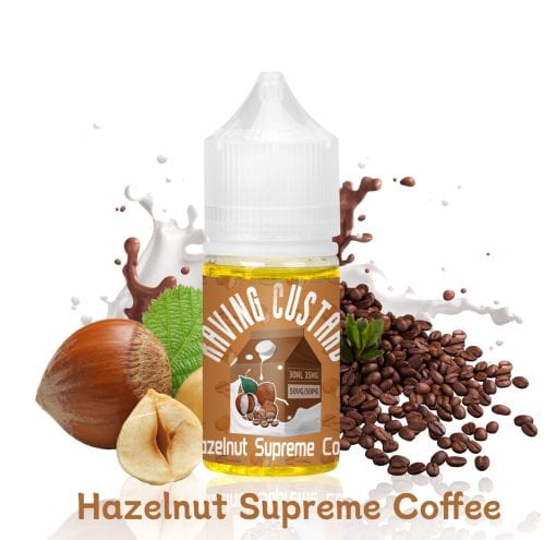 RAVING CUSTARD HAZELNUT SUPREME COFFEE SALT NIC. E-LIQUID BY ASMODUS - ليكويد رافينج كاسترد بريميوم سولت نيكوتين