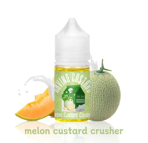 RAVING CUSTARD MELON CUSTARD CRUSHER SALT NIC. E-LIQUID BY ASMODUS - ليكويد رافينج كاسترد بريميوم سولت نيكوتين