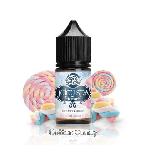 JUICY SPA COTTON CANDY SALT NIC. E-LIQUID BY ASMODUS - جوسي سبا فيب بريميوم ليكويد سولت نيكوتين