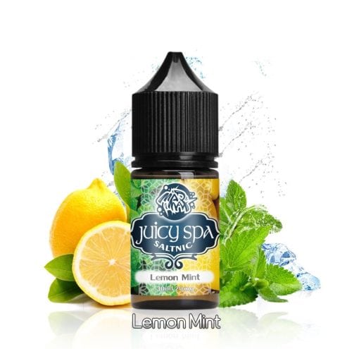 JUICY SPA LEMON MINT SALT NIC. E-LIQUID BY ASMODUS - جوسي سبا فيب بريميوم ليكويد سولت نيكوتين