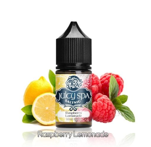 JUICY SPA RASPBERRY LEMONADE SALT NIC. E-LIQUID BY ASMODUS - جوسي سبا فيب بريميوم ليكويد سولت نيكوتين