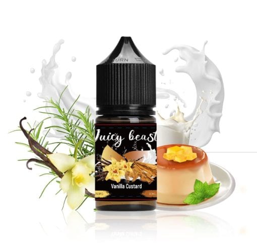 JUICY BEAST VANILLA CUSTARD SALT NIC. E-LIQUID BY ASMODUS - ليكويد بريميوم جوسي بيست من از موديس