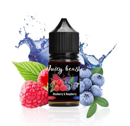 JUICY BEAST BLUEBERRY RASPBERRY SALT NIC. E-LIQUID BY ASMODUS - ليكويد بريميوم جوسي بيست من از موديس