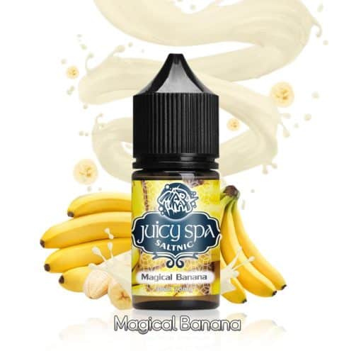 JUICY SPA MAGICAL BANANA SALT NIC. E-LIQUID BY ASMODUS IN EGYPT - جوسي سبا فيب بريميوم ليكويد سولت نيكوتين