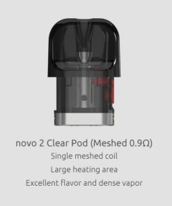 SMOK NOVO 2 CLEAR POD 0.9 MESHED REPLACEMENT PODS - سموك نوفو ٢ كلير بود