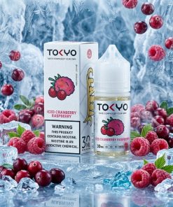 TOKYO CLASSIC CRANBERRY RASPBERRY ICED SALT ELIQUID bottle on Vape Store Egypt.