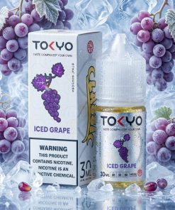 OKYO CLASSIC GRAPE ICE SALT ELIQUID bottle on Vape Store Egypt.