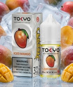 TOKYO CLASSIC MANGO ICED SALT ELIQUID bottle on Vape Store Egypt.