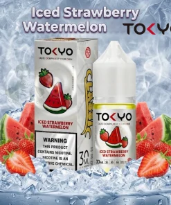 TOKYO CLASSIC STRAWBERRY WATERMELON ICED SALT ELIQUID bottle on Vape Store Egypt.